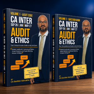 CA Inter - Audit & Ethics Combo - Vol 1 & 2 - Sep 2026 / Jan & May 2027